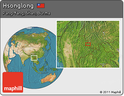 Satellite Location Map of Hsonglong