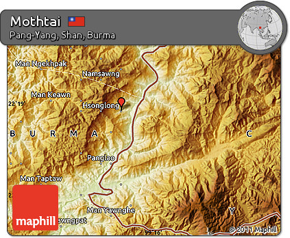 Physical Map of Mothtai