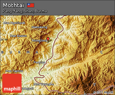 Physical Map of Mothtai