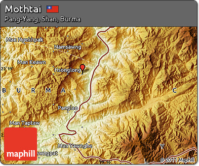 Physical Map of Mothtai