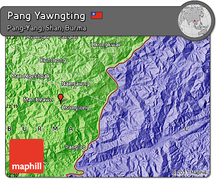 Political Map of Pang Yawngting