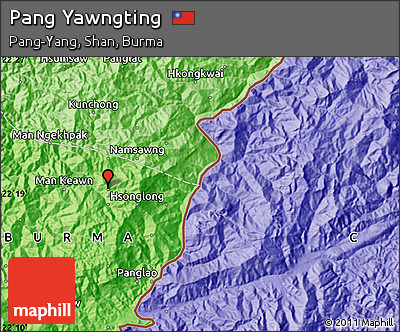 Political Map of Pang Yawngting