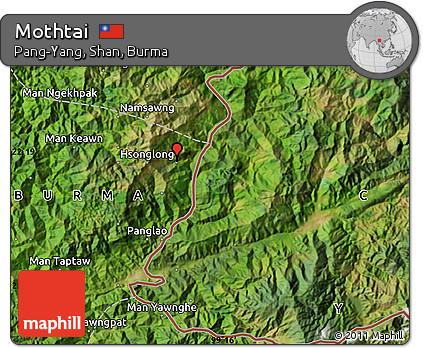 Satellite Map of Mothtai