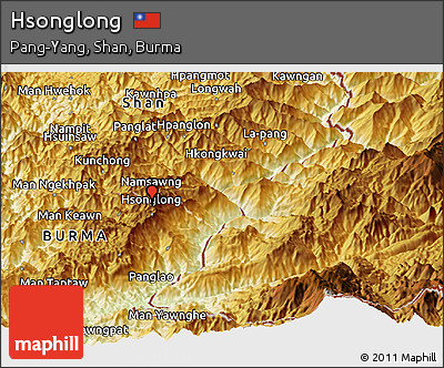 Physical Panoramic Map of Hsonglong