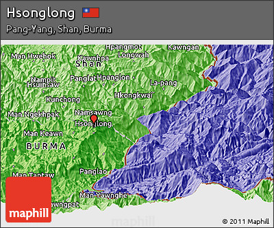 Political Panoramic Map of Hsonglong