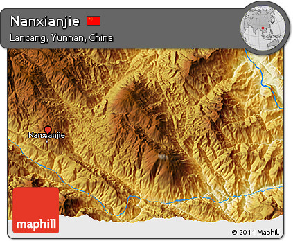 Physical 3D Map of Nanxianjie