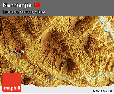 Physical 3D Map of Nanxianjie