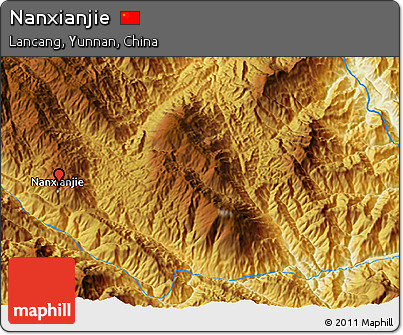 Physical 3D Map of Nanxianjie