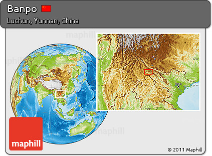 Physical Location Map of Banpo