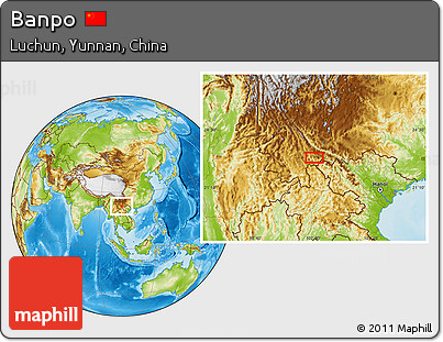 Physical Location Map of Banpo