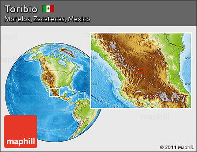 Physical Location Map of Toribio