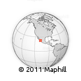 Outline Map of the Area around 22° 53' 22" N, 107° 52' 30" W, rectangular outline