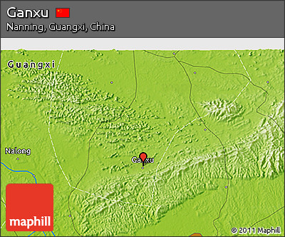 Physical 3D Map of Ganxu