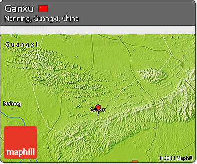 Physical 3D Map of Ganxu