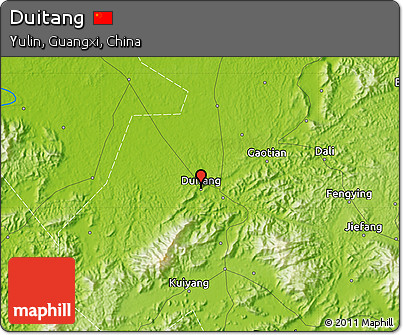 Physical Map of Duitang