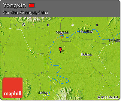 Physical Map of Yongxin