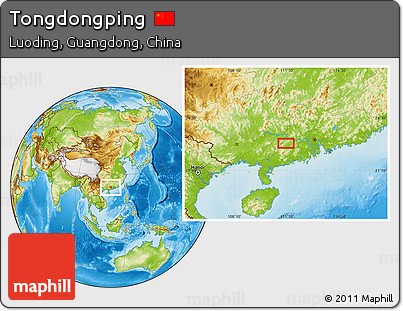 Physical Location Map of Tongdongping