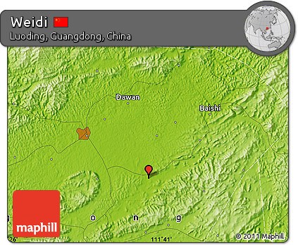 Physical Map of Weidi