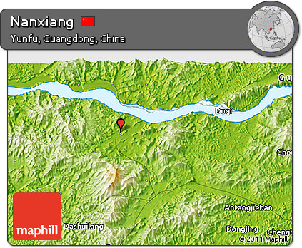 Physical 3D Map of Nanxiang