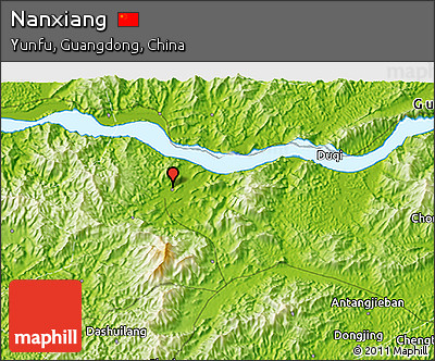 Physical 3D Map of Nanxiang