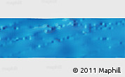 Physical Panoramic Map of the area around 22° 53' 22" N, 134° 13' 29" W