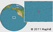 Satellite Location Map of the area around 22° 53' 22" N, 140° 10' 30" W