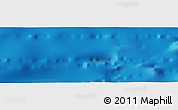 Shaded Relief Panoramic Map of the area around 22° 53' 22" N, 140° 10' 30" W