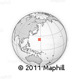 Outline Map of the Area around 22° 53' 22" N, 147° 7' 30" E, rectangular outline