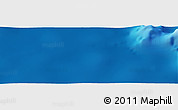 Physical Panoramic Map of the area around 22° 53' 22" N, 147° 58' 29" E