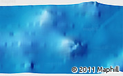 Physical 3D Map of the area around 22° 53' 22" N, 155° 37' 30" E