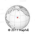 Outline Map of the Area around 22° 53' 22" N, 165° 40' 30" W, rectangular outline