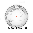 Outline Map of the Area around 22° 53' 22" N, 178° 25' 30" W, rectangular outline