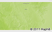 Physical 3D Map of the area around 22° 53' 22" N, 2° 28' 30" W