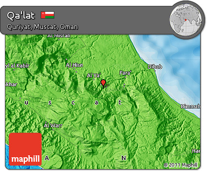Political Map of Qa'lat