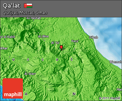 Political Map of Qa'lat