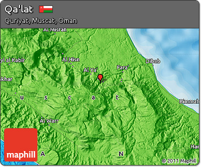 Political Map of Qa'lat