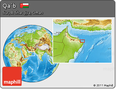 Physical Location Map of Qa`b