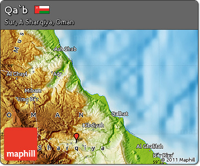Physical Map of Qa`b