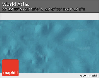 Satellite 3D Map of the Area around 22° 53' 22" N, 61° 16' 29" E