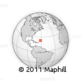 Outline Map of the Area around 22° 53' 22" N, 61° 58' 30" W, rectangular outline