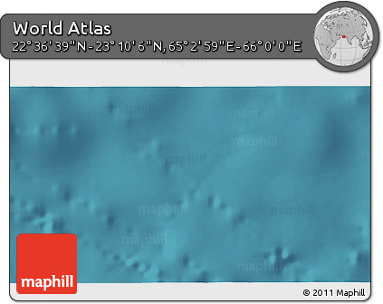 Satellite 3D Map of the Area around 22° 53' 22" N, 65° 31' 30" E