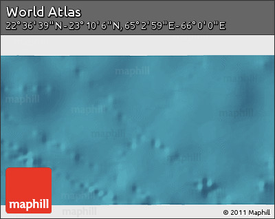 Satellite 3D Map of the Area around 22° 53' 22" N, 65° 31' 30" E
