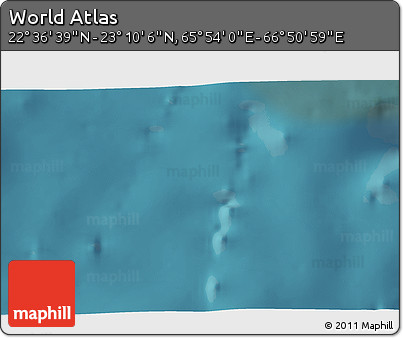 Satellite 3D Map of the Area around 22° 53' 22" N, 66° 22' 30" E