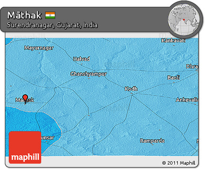 Political Panoramic Map of Māthak