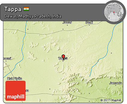 Physical 3D Map of Tappa