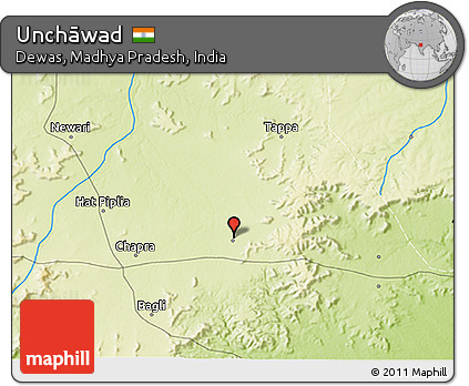 Physical 3D Map of Unchāwad