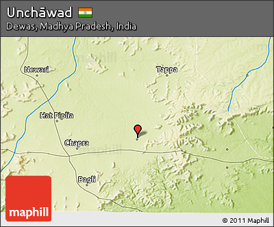 Physical 3D Map of Unchāwad