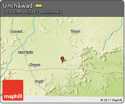 Physical 3D Map of Unchāwad
