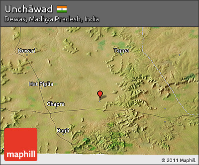 Satellite 3D Map of Unchāwad