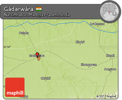 Physical Map of Gādarwāra